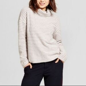 A New Day Striped Cowlneck Sweater